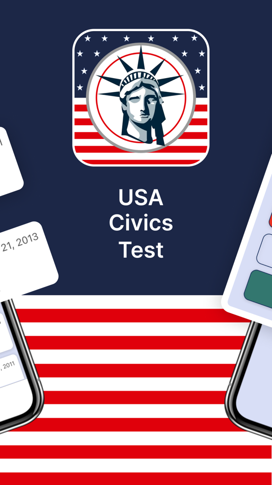 #2. USA Civics Test & Case Tracker (iOS) Podle: Yash Dudhatra
