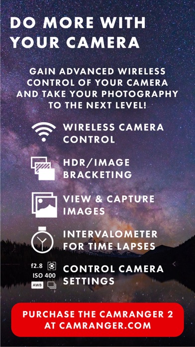 CamRanger 2 - Camera Control Screenshot