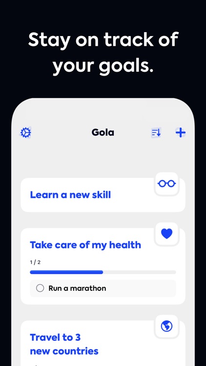 Gola: Goal Tracker