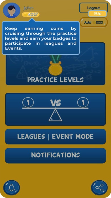 Live Math Competition & League Screenshot
