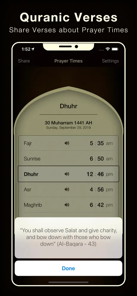 Prayer Times: Athan