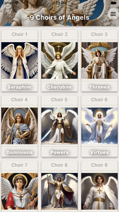 Nine Choirs Of Angels Screenshot