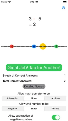 Game screenshot Number Line: Add/Subtract Game apk