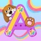 UpTown Tracing helps your kid write all the letters of the alphabet uppercase and lowercase, all the numbers, draw shapes from squares to moons, and even help them write "Mama", "Daddy", and "I love you" with our Crate Your Own Word feature