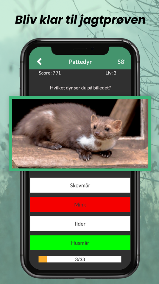 #3. JagtQuiz - Danmarks jæger app (iOS) By: David Alexander Hansen
