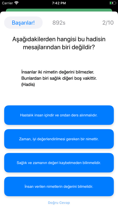 Screenshot #3 pour Din Kültürü-Ahlak Bilgisi 8