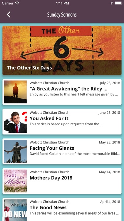 Wolcott Christian Church screenshot-3
