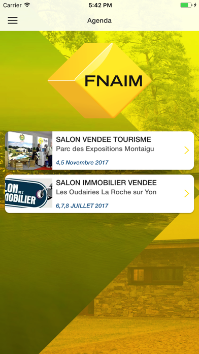 FNAIM Vendée Annuaire Screenshot