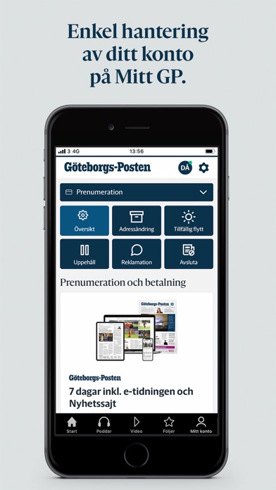 Göteborgs-Posten Screenshot