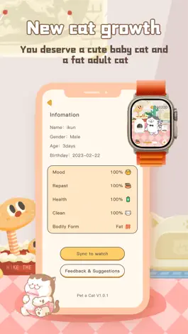 Game screenshot Watch NeKo - Cat for watch hack