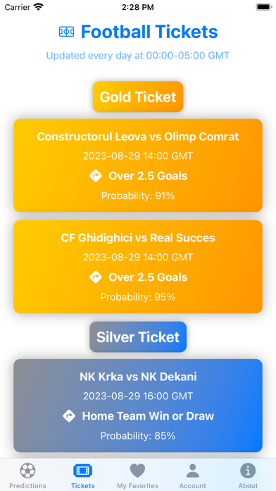 Footy: Betting Tips & Predict Screenshot