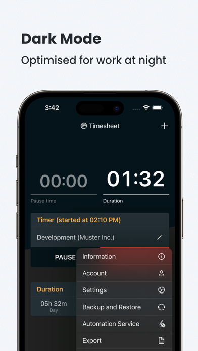 Timesheet IO - Time Tracker Screenshot
