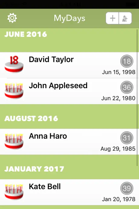 myDays ( Birthday+ )