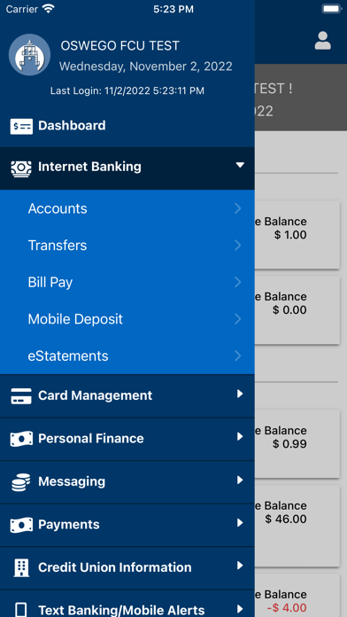 Oswego County FCU Mobile Screenshot