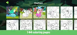 Game screenshot Cute animal coloring pages hack