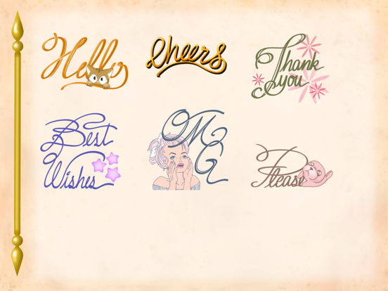 Screenshot #5 pour Cursive Script Stickers
