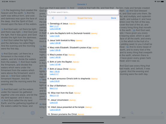 FastBible iPad screenshot 6 - Reference app