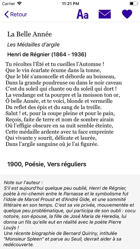 Un Poème Un Jour screenshot 4 of 8