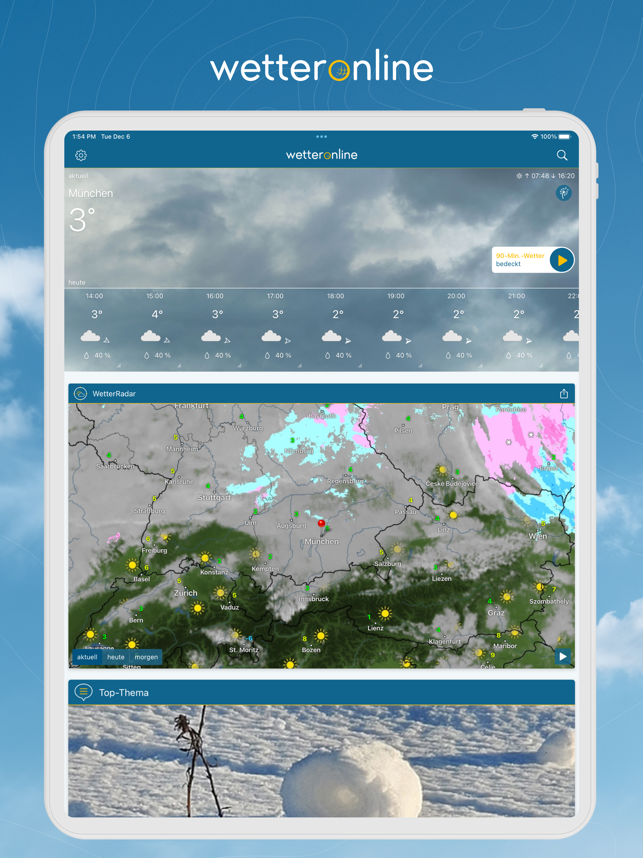 ‎WetterOnline - Unwetterwarnung Screenshot