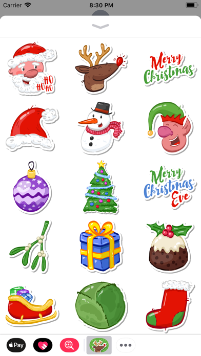 Festive Christmas Stickers Screenshot