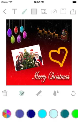 Game screenshot Christmas - create cards hack