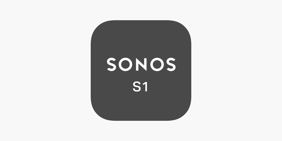 Sonos S1 Controller i App Store