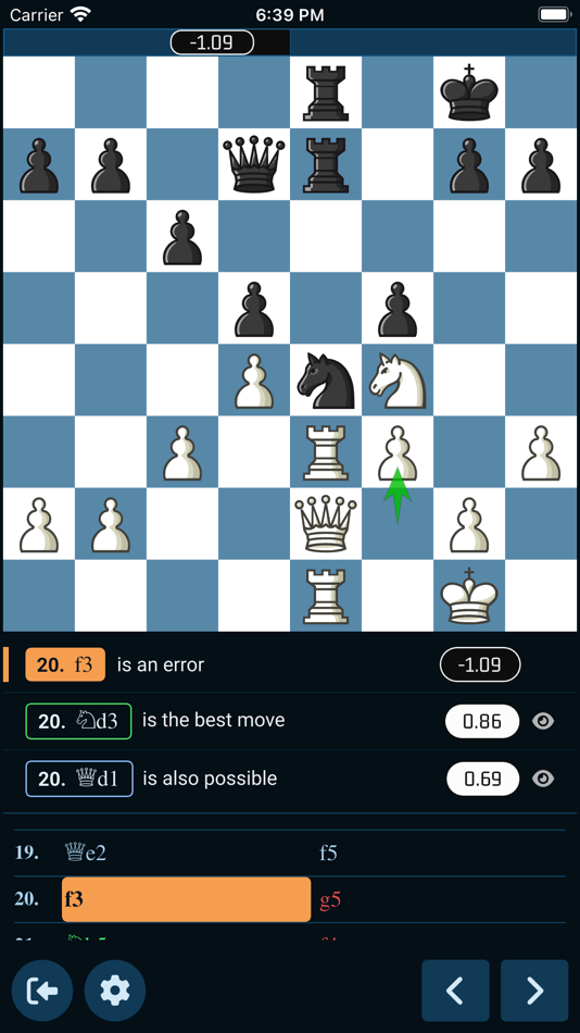 #5. SimpleChess - chess game (iOS) Podle: Europe Echecs