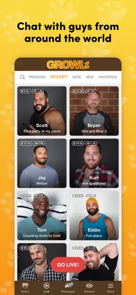 Game screenshot GROWLR: Gay Bears Near You hack