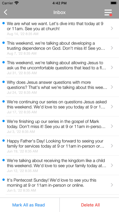 The Duluth Vineyard Church Screenshot