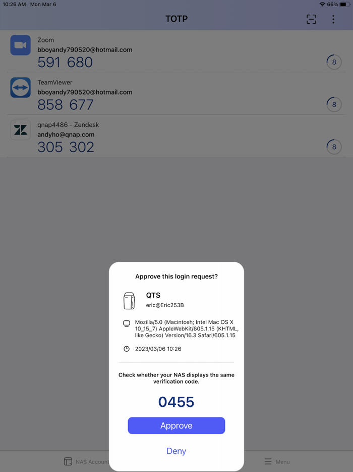 QNAP Authenticator