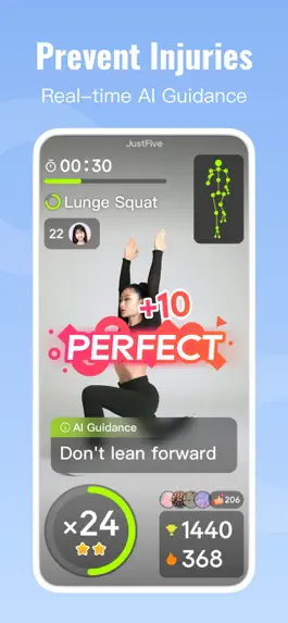 Game screenshot JustFive: Easy Workout & Fit mod apk