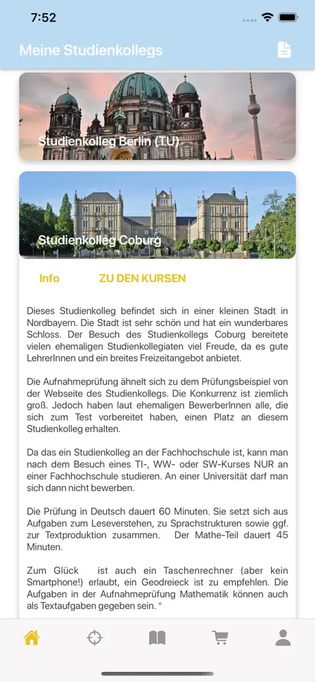 ZielStk | Studienkolleg