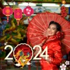 Chinese New year Photo Frame . icon
