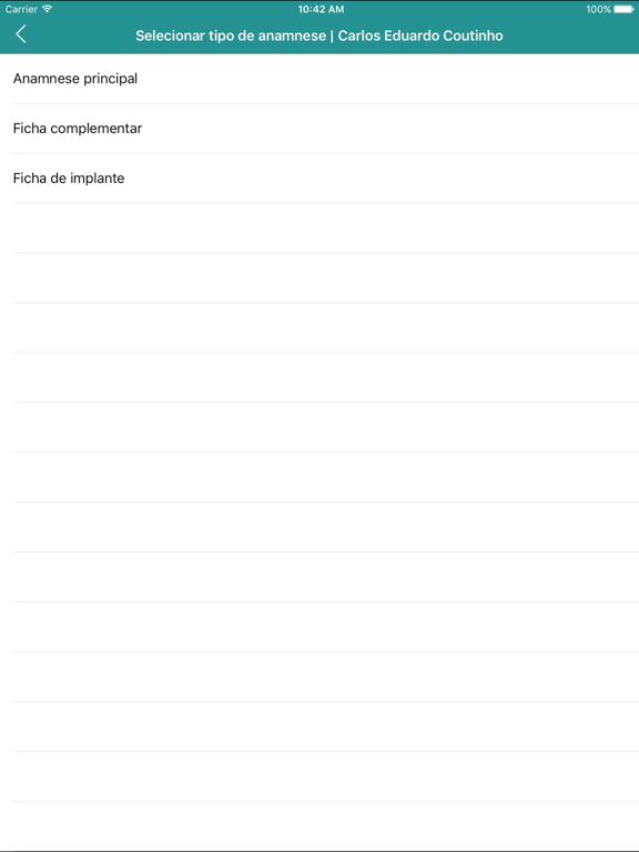 Screenshot #6 pour EasyDental Anamnese