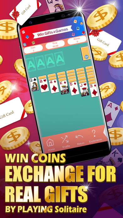 Cash Rewards - Solitaire Screenshot