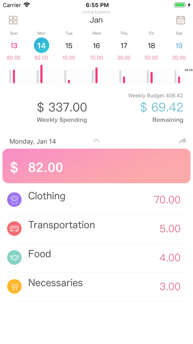 Screenshot #3 pour WeSave - Budget, Money Tracker
