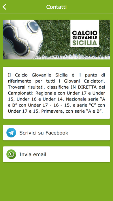 Calcio Giovanile Sicilia Screenshot