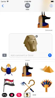egypt mystery pyramid stickers iphone screenshot 3