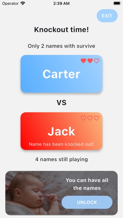 Baby Name - AI Celebrities Screenshot
