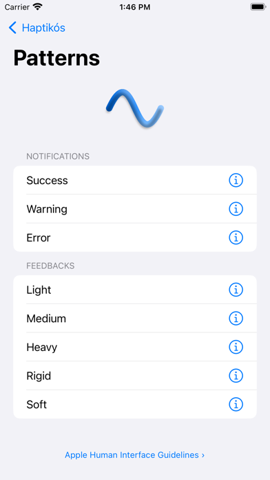 Haptikós Screenshot