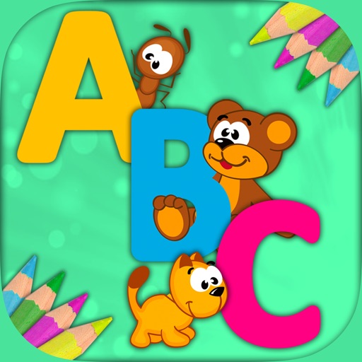 ABC Alphabet - Coloring book