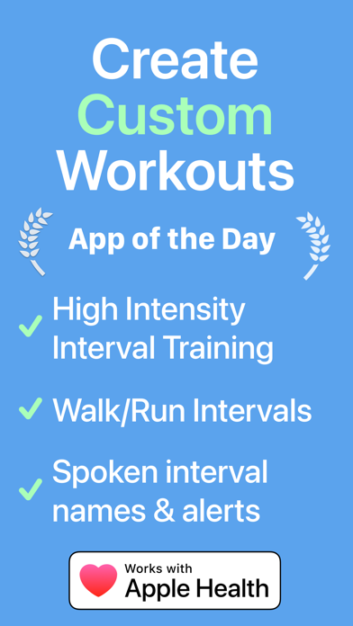 Screenshot #1 pour Intervals Pro: HIIT Timer