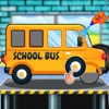 School Bus Auto Workshop Game icon