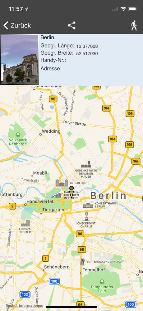Meine Notizen zu Orten: Place+