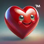 Saint Valentine Stickers App Cancel
