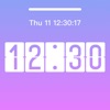 ロック画面時計 - 秒付きのホーム画面の時計ウィジェット - iPhoneアプリ