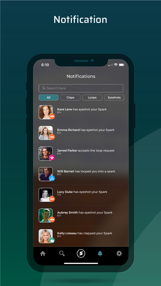 #6. Spark me (iOS) 由: Aditi Mehta