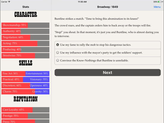 Broadway: 1849 iPad app afbeelding 5