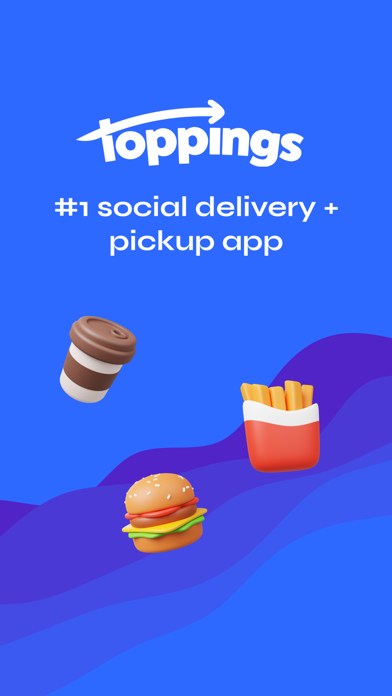 Screenshot #1 pour Toppings: Free Food w. Friends
