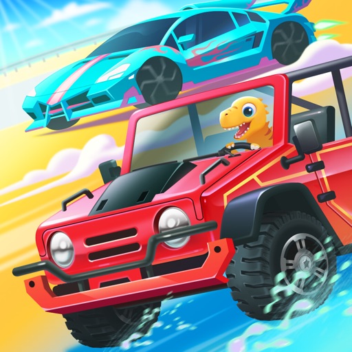 Dino Car Race - Play Dino Car Race On Slope Game